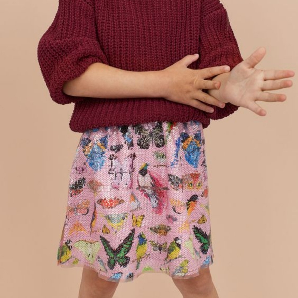 Kelzuki x H&M Sequin Skirt